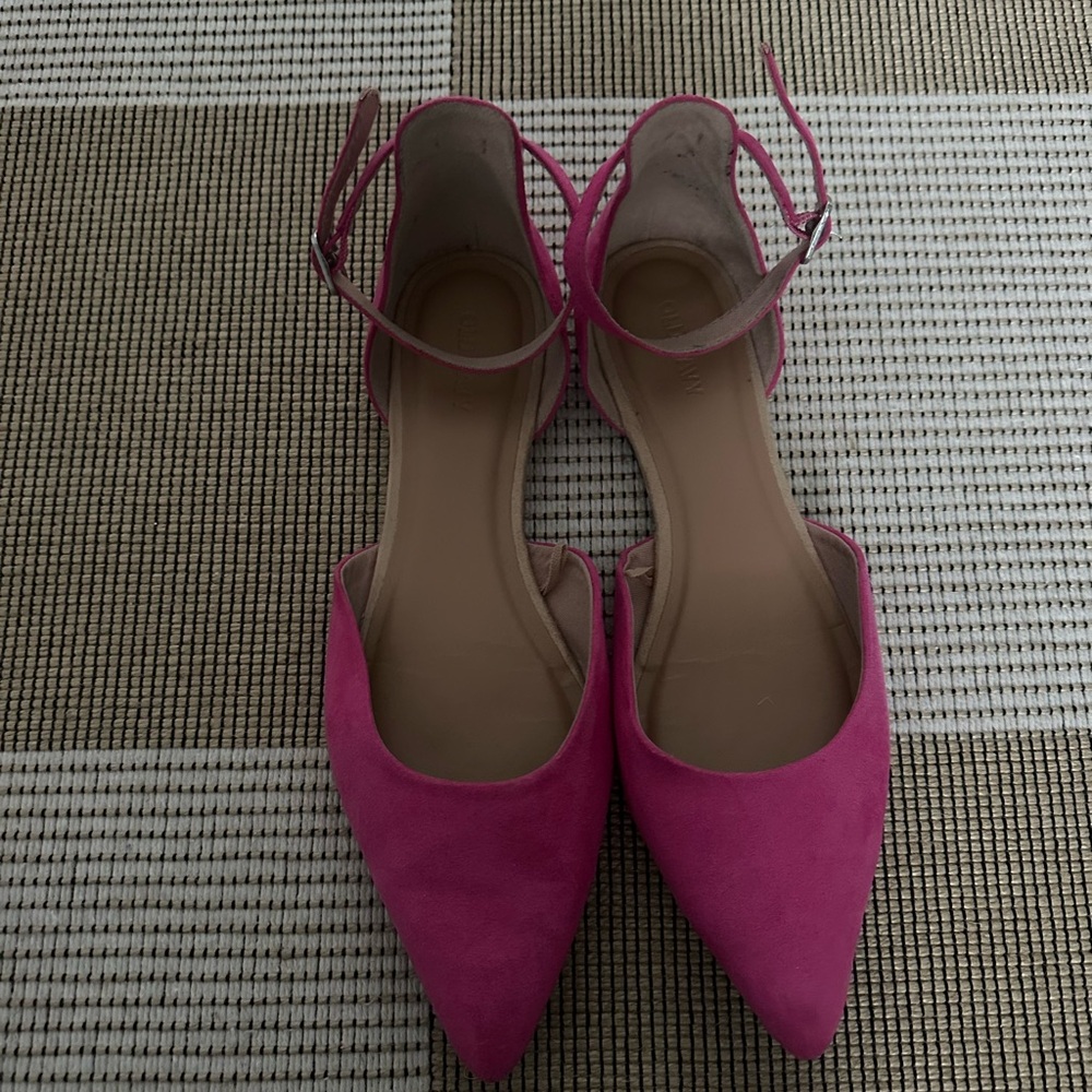 Old Navy Pink Ankle Strap Flats